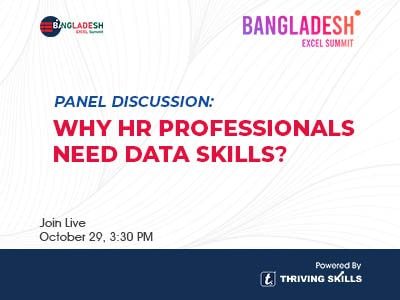 HR Panel: Why HR Professionals need Data skills?